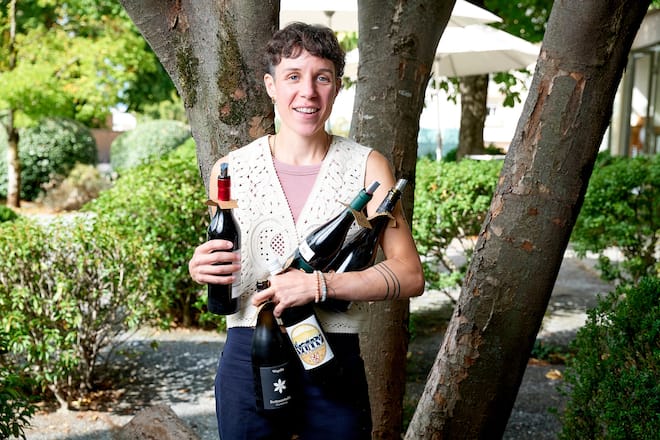 Sierre, le 27 août 2026, Wine Summit, La mémoire des vins Suisses, ici avec Catherine Cruchon, du domaine Henri Cruchon, co-présidente des mémoires © sedrik nemeth
