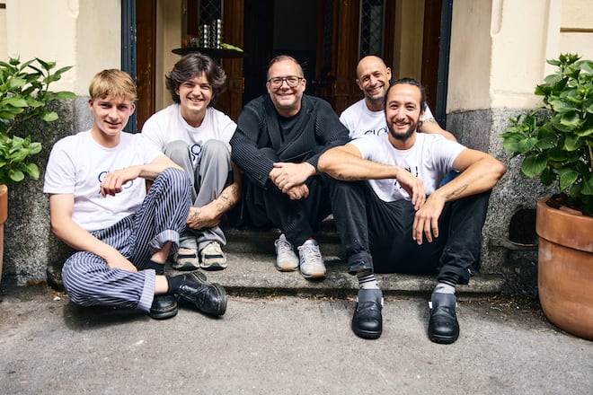 Gault Millau - GlouGlou Team v.l.n.r. Gian Thierstein, Leo Tobler, Christian Gujan, Robert Leirer, Maximiliano Carrizo