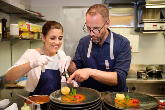 Flavia Wasserfallen und Martin Göschel