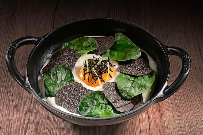 Oeuf au plat à la truffe Crissier