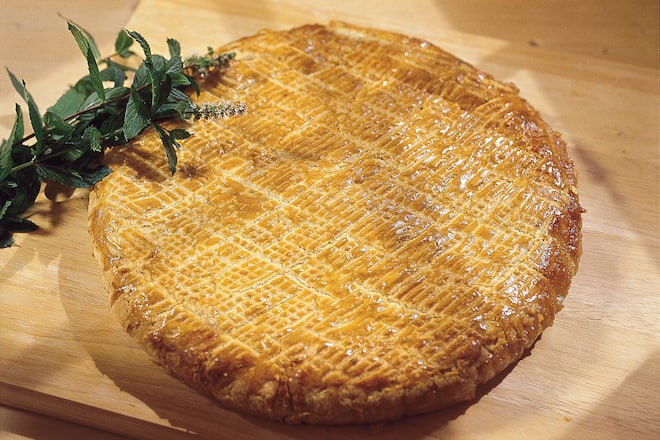 Gedeckter Apfelkuchen