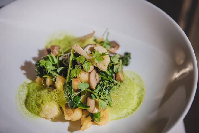 Vegane / Vegetarische Gerichte La Clav im Hotel Adula Flims Februar 2021