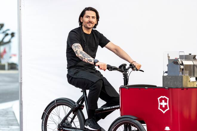 Victorinox Preopening Flagshipstore in Brunnen, mit Nenad Mlinarevic