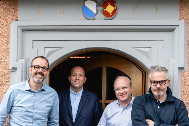 v.l. Markus Binkert, Thomas Maechler, Marc Wegenstein und Tyler Brûlé