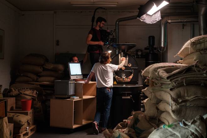 Züri isst besser im Coffee und bei Stoll Kaffee mit Shem Leupin und Thomas Leuenberger Behind the scenes Fotos