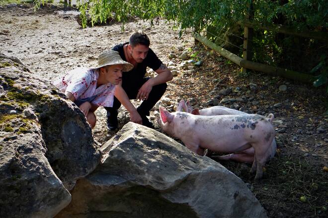 Erntedanke mit Rico Büttner und Miguel Ledesma auf dem Hof Wagenburg