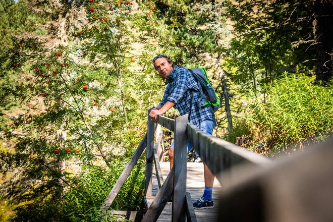 Fabrizio Zanetti wandert in St.Moritz 2020