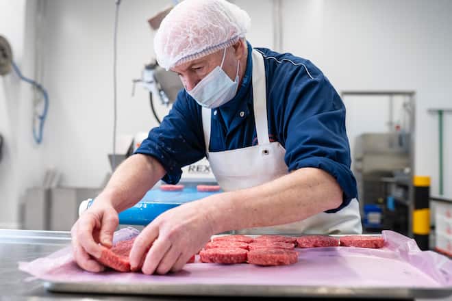 Bianchi, neue Fleischfabrik, in Zufikon, Burgerproduktion, Hansruedi Bossert