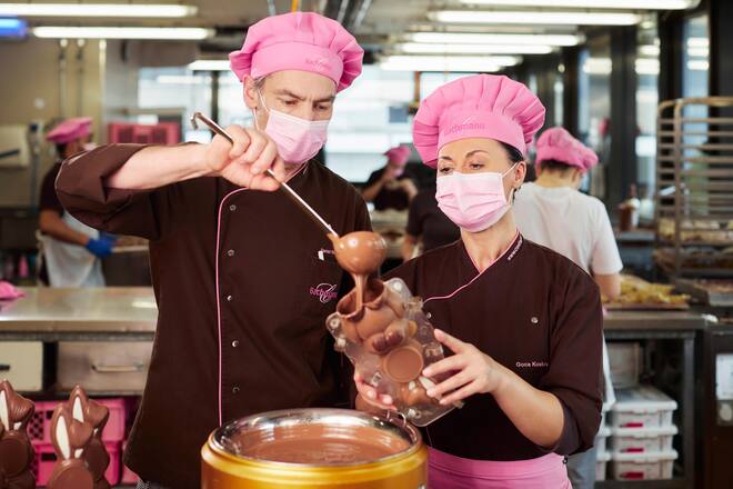 Confiserie Bachmann Ostern Trendhäsli & Face Bunny März 2021