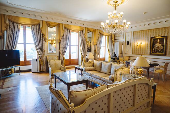 Swiss Deluxe Hotel Tour: Beau-Rivage Palace Hotel - Mittagessen im Café Beau-Rivage - Abendessen im Gourmet Restaurant von Anne-Sohie Pic - Lausanne - 3. September 2019 - Copyright Olivia Pulver