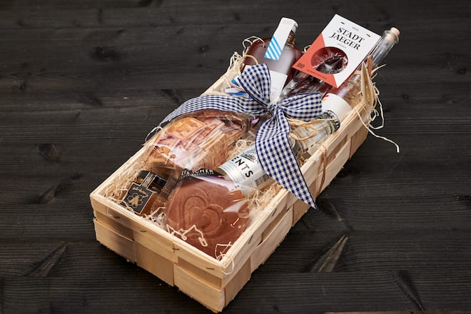 Berg und Tal Geschenkekorb