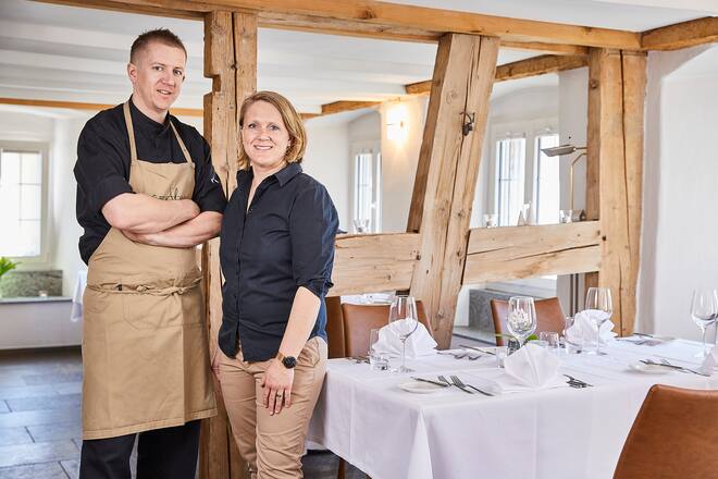 CASA ALVA, Restaurant & Hotel, Reto & Saskia Gadola, GenussGastroGadola GmbH, Via Visut 31, 7014 Trin, am 16.03.2020. Foto Lucia Hunziker