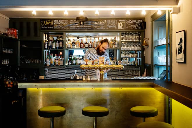 Kenny Thomson in der Bar Exer in Zürich bei der Langstrasse