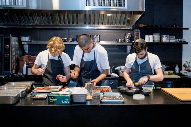 Flynn McGarry und Team GEM New York