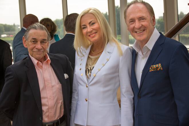 Douglas Ward Karl Pojer und Jacqueline Pojer