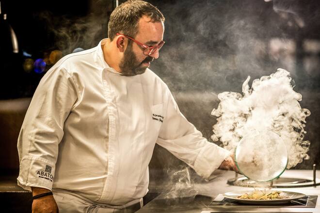 Küchenchef Zinon in Action