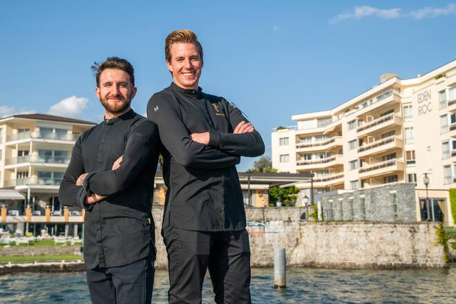 Marco Campanella, Jeroen Achtien kochen im Eden Roc 2021