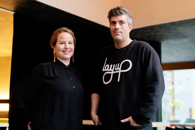 Markus Burkhard und Flavia Hiestand im Pop-up Cream in Zurich im Restaurant Wermut