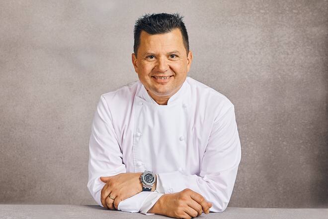 Franck Giovannini, 19 Punkte Chefs der Schweiz zu Gast bei Tanja Grandits, Stucki Basel, 05.10.2019. Foto Lucia Hunziker