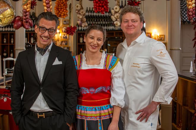 Adriano Silvestro Feraco, Mandy Schleifer, Mathias Schmidberger Excecutive Chef