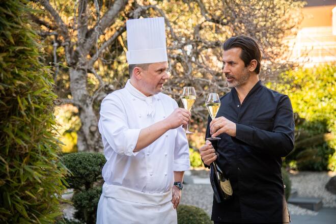 4 Hands Lunch mit Andreas Caminada und Franck Giovannini 2022