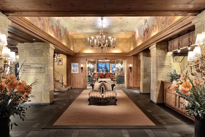 Gstaad Palace Hotel Lobby