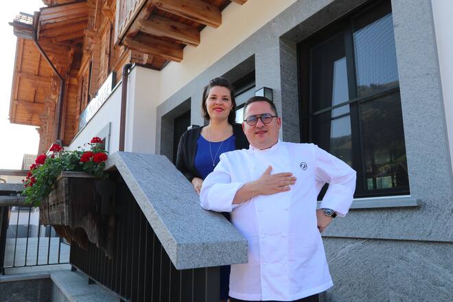 Benoît et Sabine Carcenat Restaurant Valrose in Rougement VD 2022