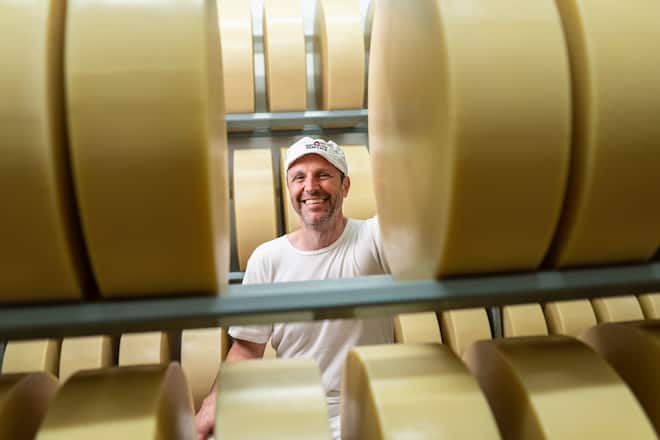 Käserei Hildisrieden Produktion Sbrinz AOP 2022