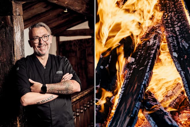 Header Küchenchef Salvatore Frequente und Feuer