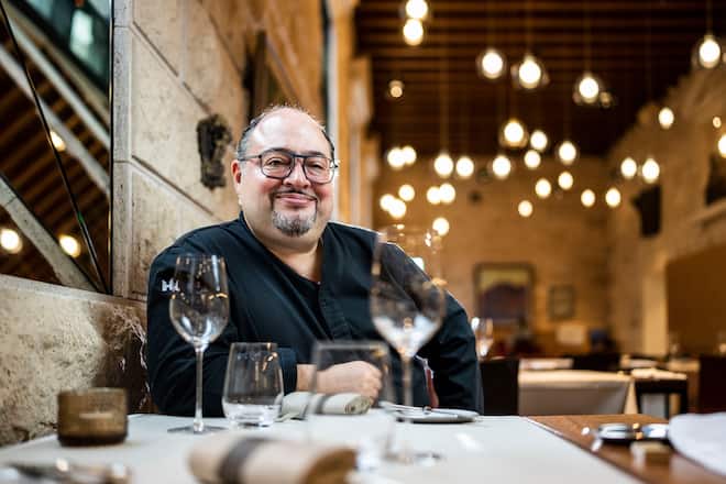 31.10.2022; Zürich: GMC - Ristorante Ornellaia; Portrait von Antonio Colaianni im Ristorante Ornellaia. © Valeriano Di Domenico