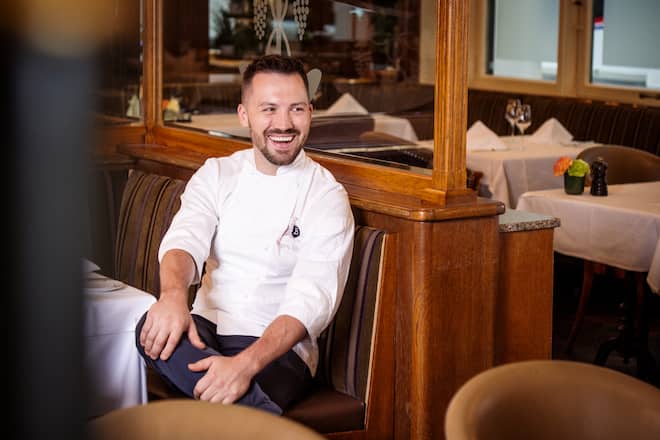 Küchenchef Wolfgang Schmidt Jack's Brasserie im Schweizerhof Bern 2022