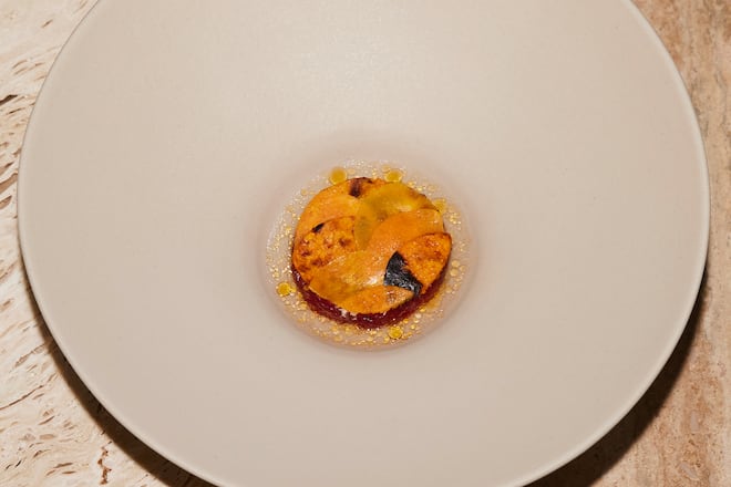 Rindstatar – Kürbis – Crème fraîche