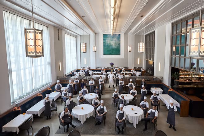 Daniel Humm/ Eleven Madison park after reopening