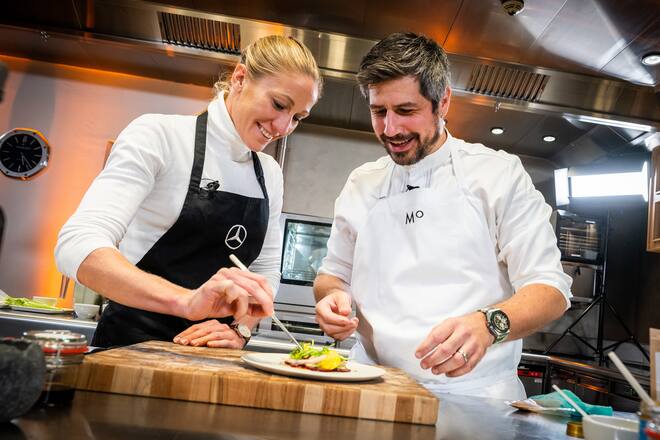 Sven Wassmer mit Daniela Ryf Masterclass 2022