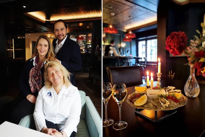 Familie Reichenbach und Géraldine Geroué Epicure Zermatt