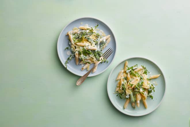 Sbrinz Rezepte, März 2023, Pasta mit grünem Spargel