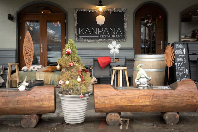 restaurant "Kampana" au Châbles