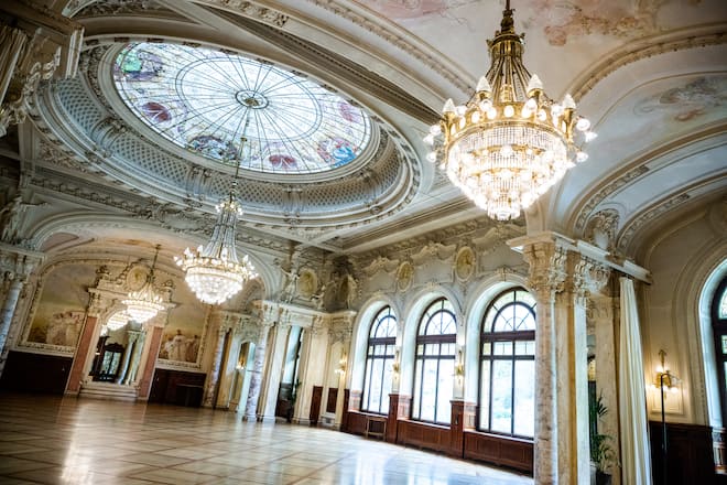 Ballsaal im Beau-Rivage Palace Lausanne