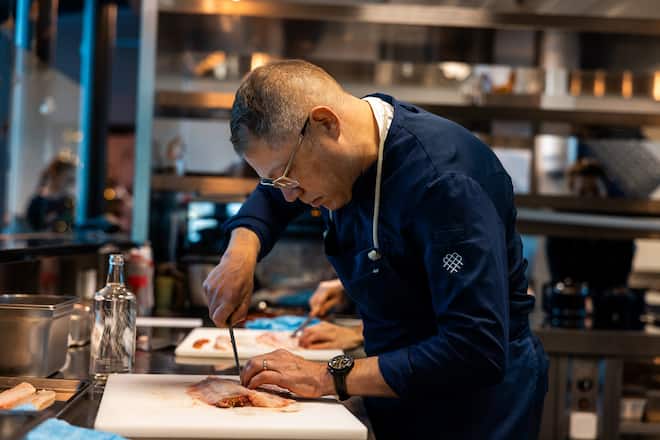 21.12.2024, Freidorf TG, Mammerstsberg, Schnapp kocht mit bei Silvio Germann (photo by Rémy Steiner for Gault Millau)