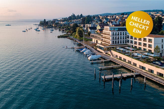 Heller checkt ein: Alex Lake Zurich Thalwil