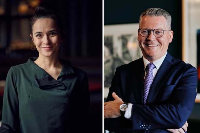 Ines Triebenbacher und Hervé Mahler