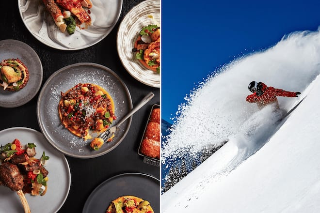 Champagne Parties und Champagne Powder