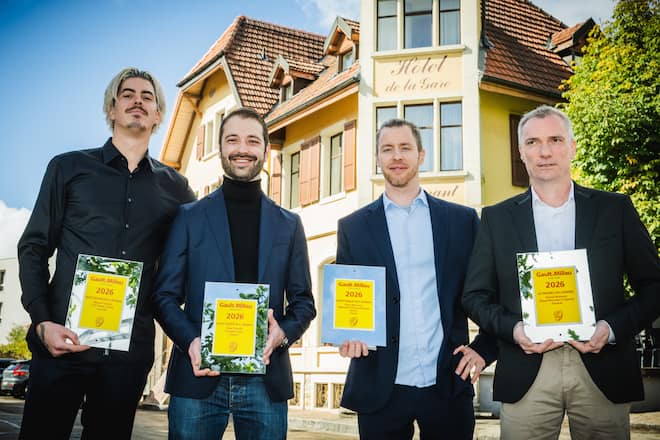 Aufsteiger! Brändli, Koolen, Moresco, Bedouet Koch des Jahres 2026: