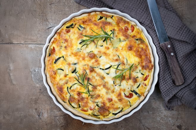 Rezept Zucchini-Tomaten-Quiche