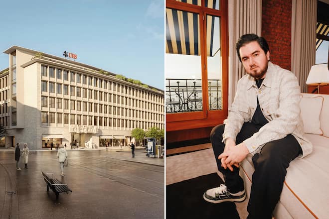 DJ Glaze und UBS Gebäude am Paradeplatz