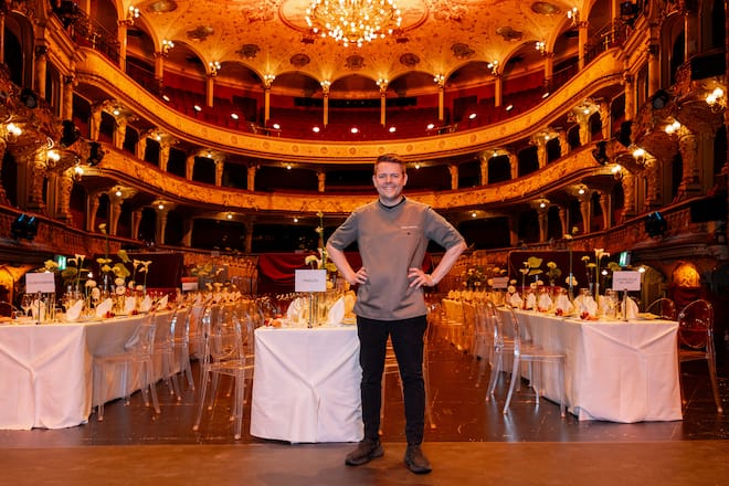 09.05.2026, Zürich, Opernhaus Zürich, A Night at the Opera, Einsatz "Schnapp kocht mit" Stefan Heilemann und Team, Stefan Heilemann (photo by Rémy Steiner for Gault Millau)