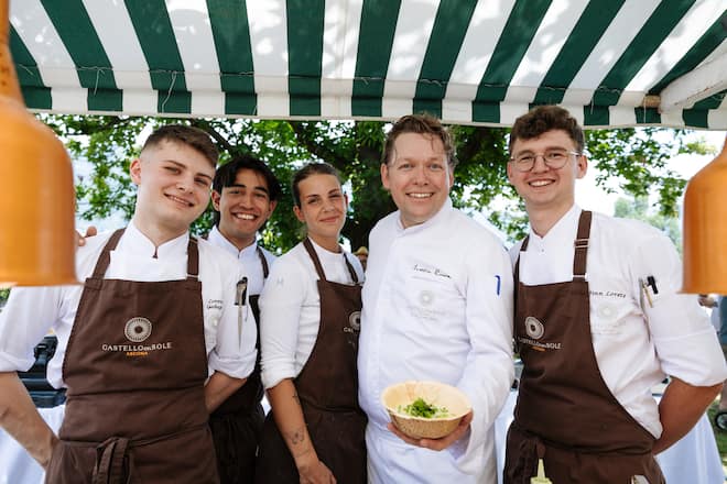 Chef Mattias Roock und Team