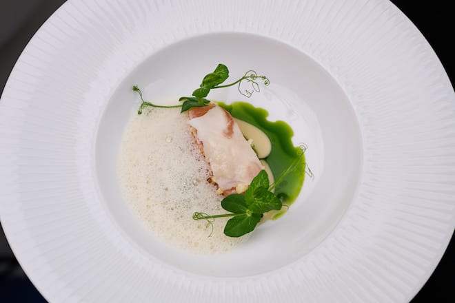 Lostallo Lachs Erbsen Marco Campanella