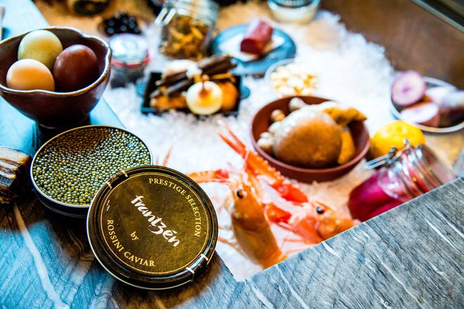 Zutaten des Menüs im Frantzen