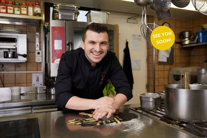 Restaurant Jägerhof, St. Gallen, Küchenhef Agron Lleshi, 22.01.2020. Foto Lucia Hunziker